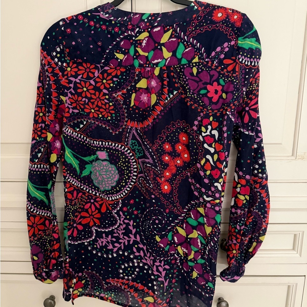 Lilly Pulitzer Multicolor Paisley Blouse - Picture 6 of 6